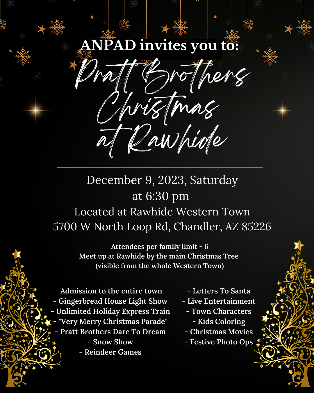 Holiday, Sponsor an Event 2023