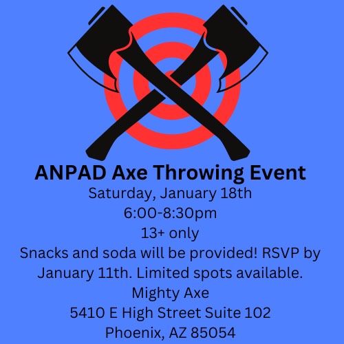 Join Us for the ANPAD Axe Throwing Event