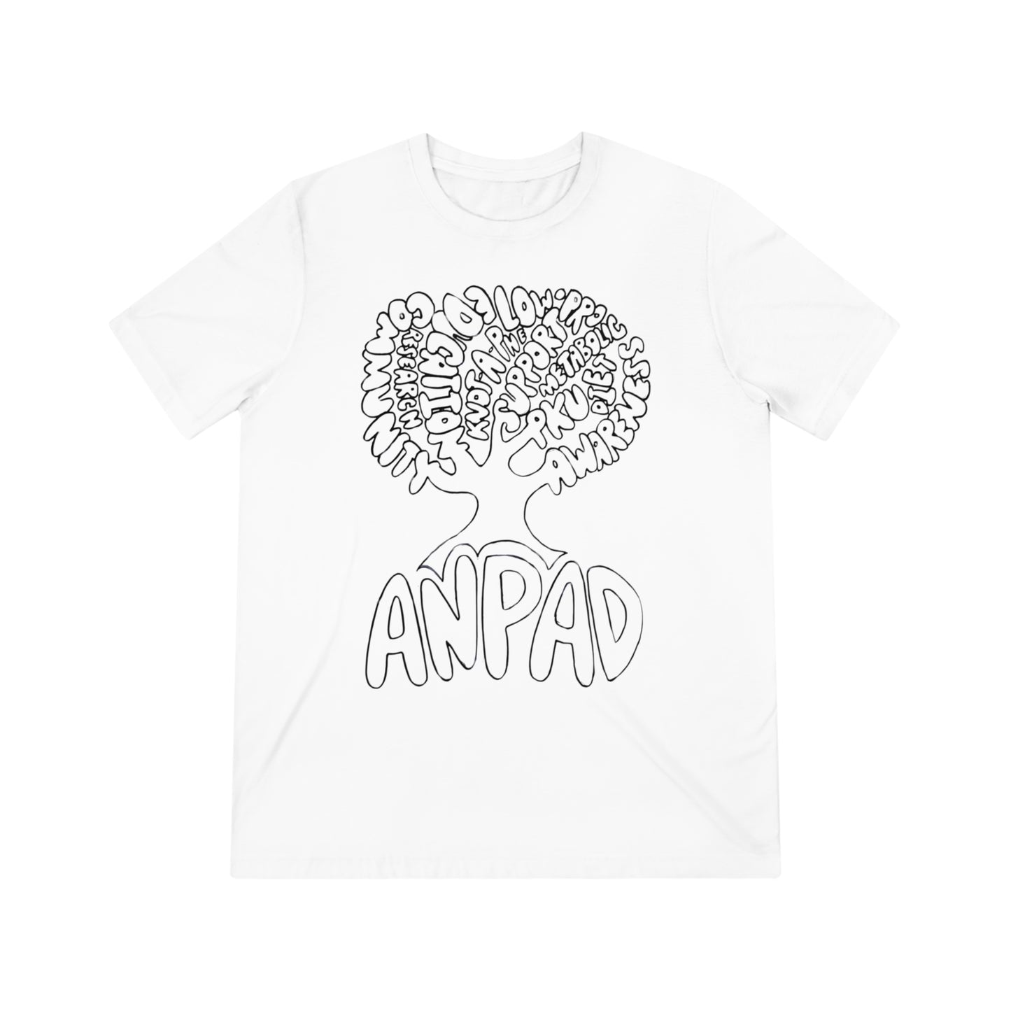 ANPAD T - Shirt- Tree Design /White